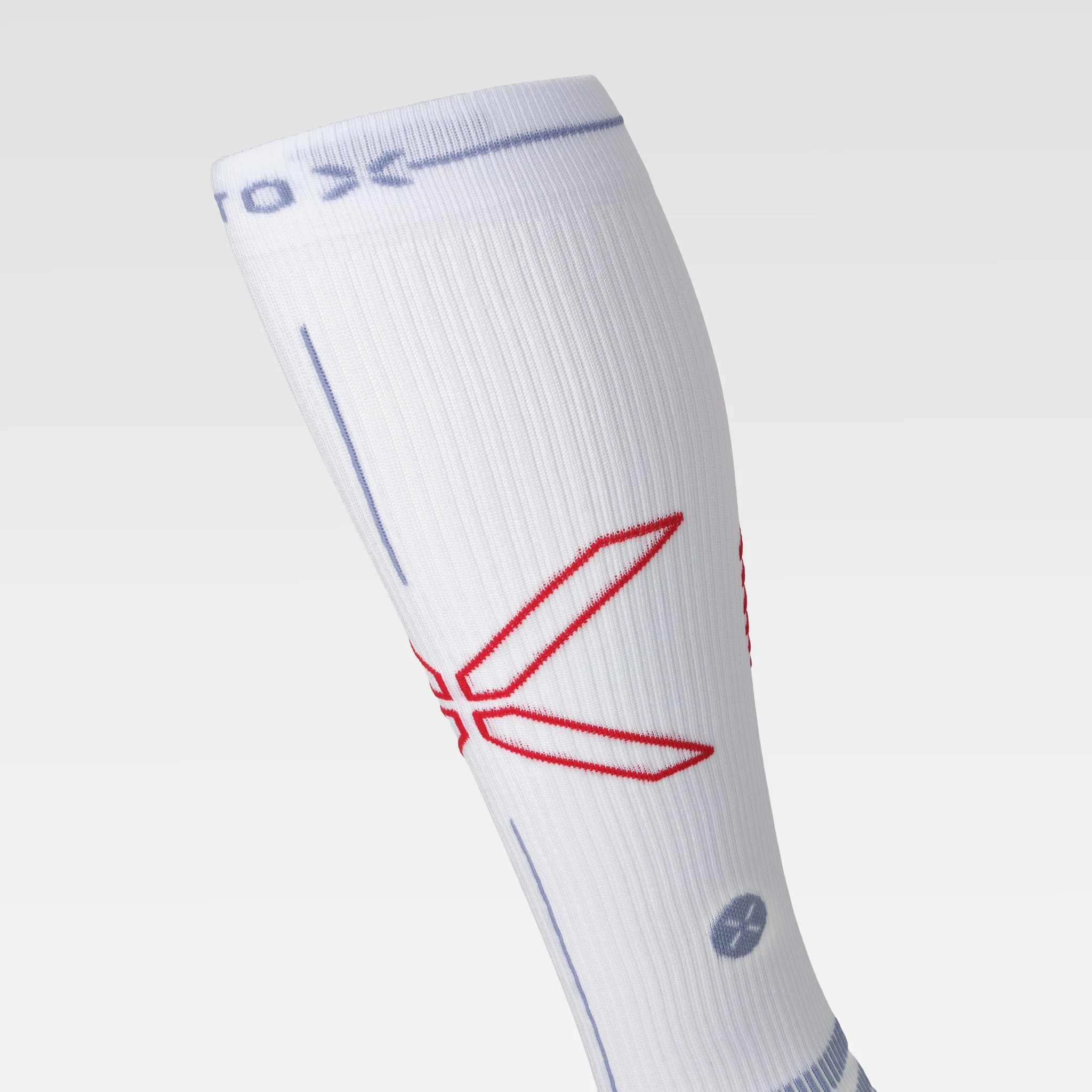 Sports Socks Women | White / Blue / Red - Image 5
