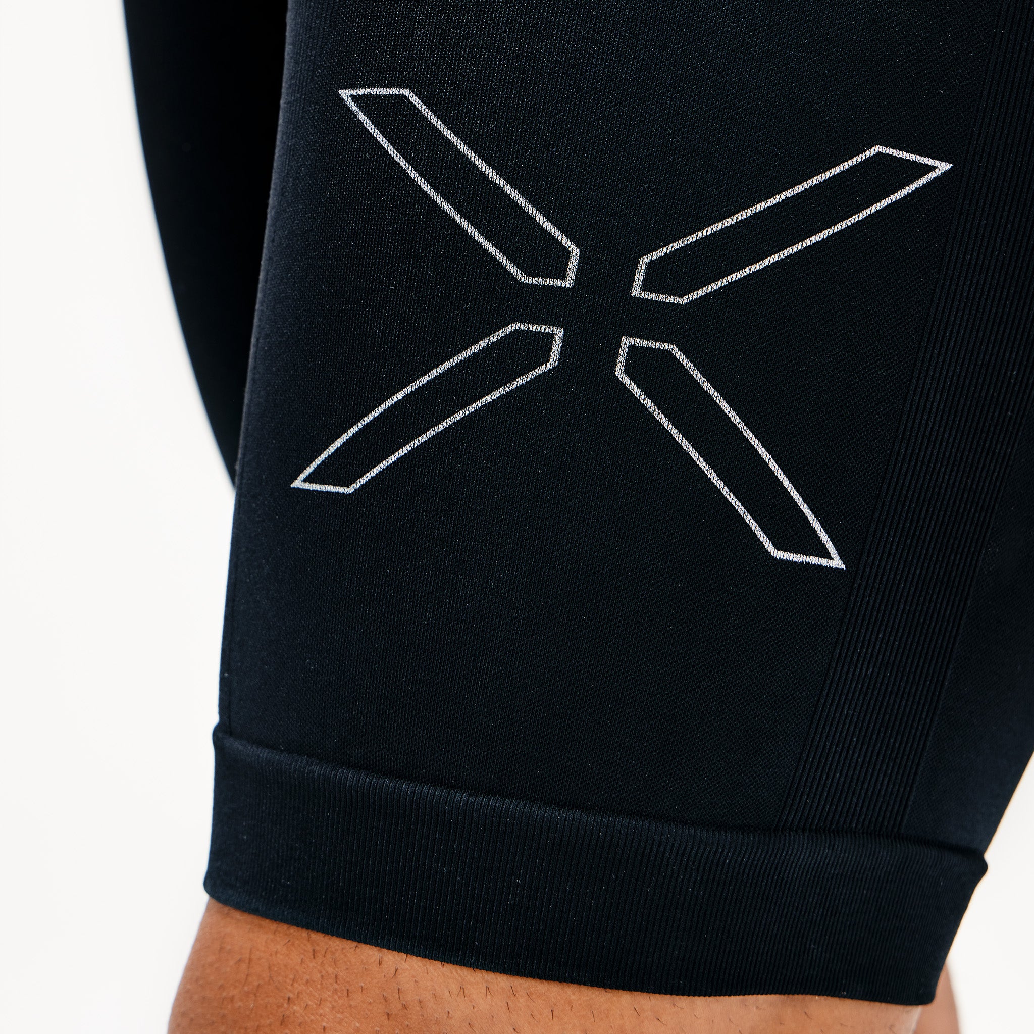 Sports Tights Men Short | Black / White - Image 6