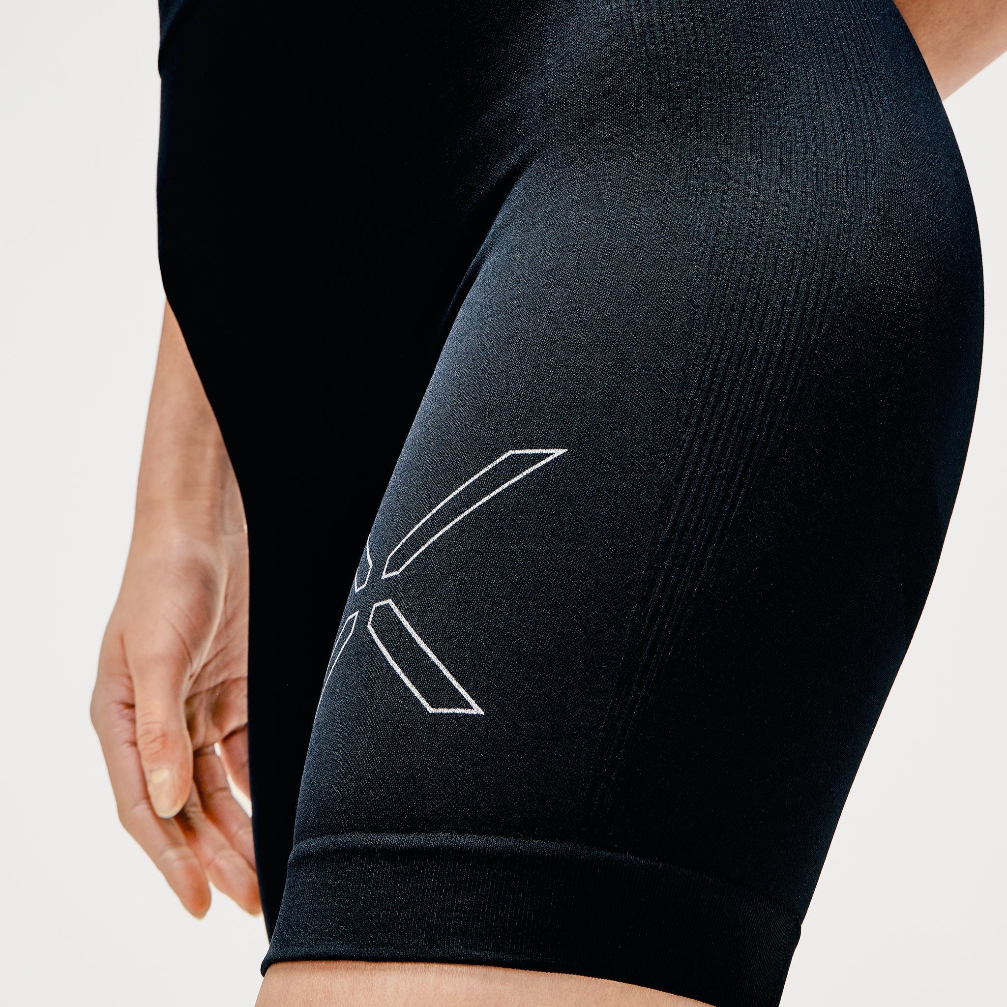 Sports Tights Women Short | Black / White - Image 5