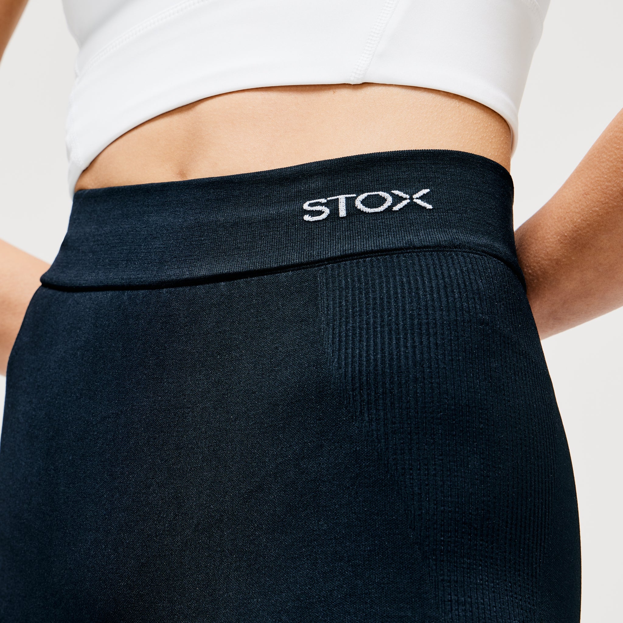 Sports Tights Women Short | Black / White - Image 6